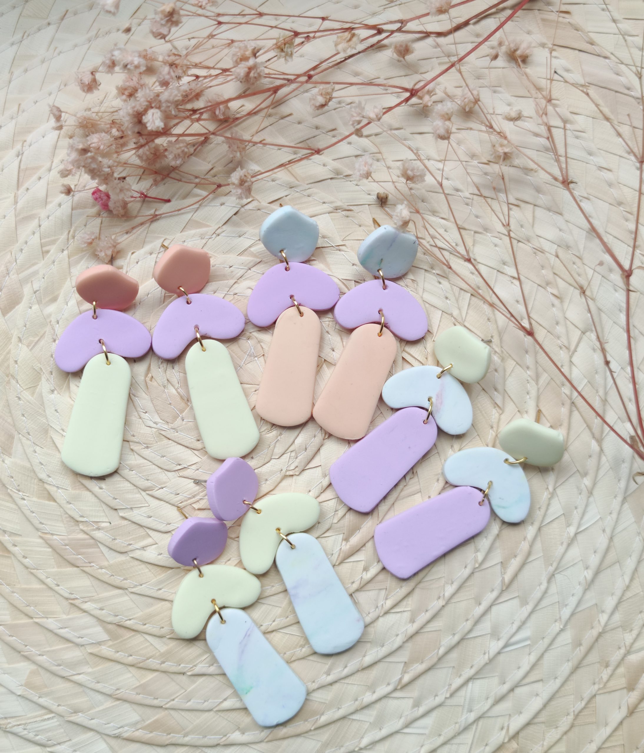 Pastel Modern Dangles